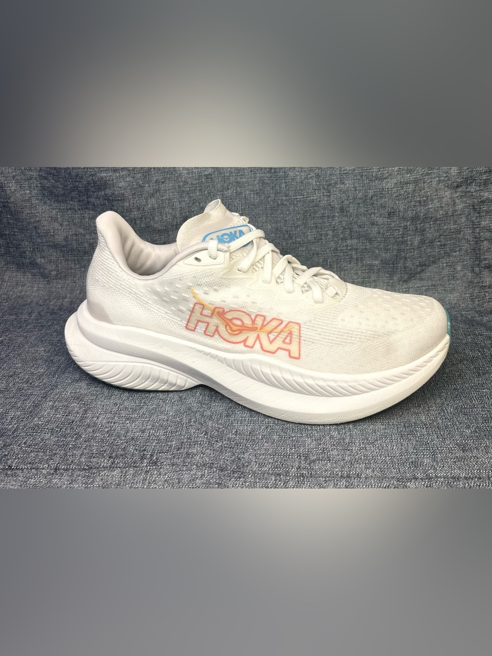 Hoka Mach 6 Women Size 8 Running Walking Shoes Sneakers White